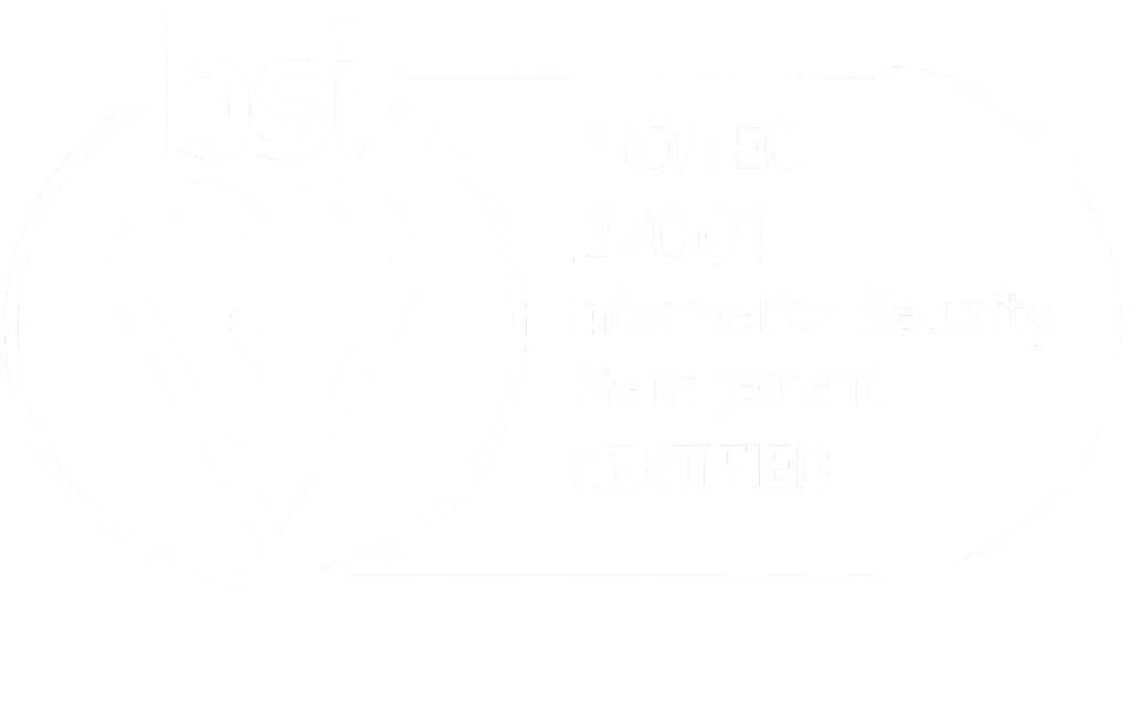 BSI ISO/IEC - Information Security Management Certified